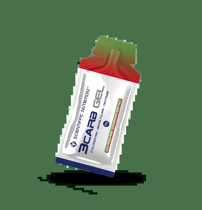 3Carb Gel: Sabor Fresa-Kiwi · Scientiffic Nutrition · 75 gramos
