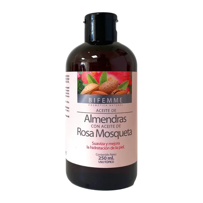 ACEITE DE ALMENDRAS DULCES CON ROSA MOSQUETA 250 ml – Ynsadiet