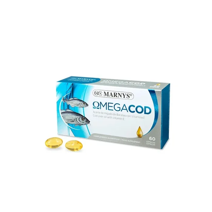 Aceite de Hígado de Bacalao Marnys, 60 cap.