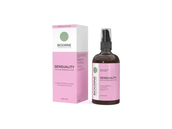 Aceite de Masaje Sensuality CBD-Rosa 300mg 100ml