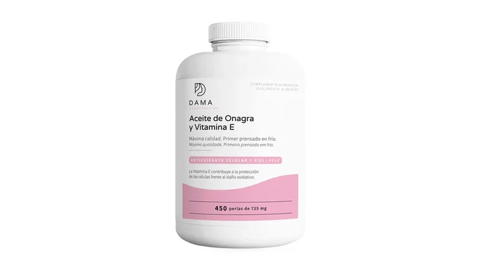 Aceite de onagra y vitamina E de 450 perlas, Herbora