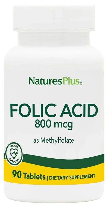 Ácido Fólico 800 mcg · Nature’s Plus · 90 comprimidos