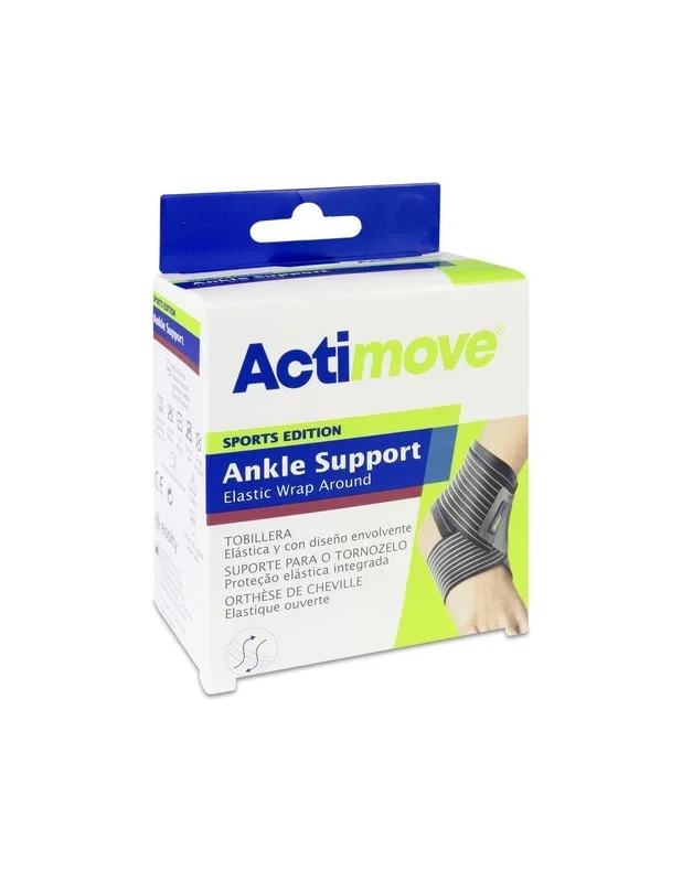 Actimove Tobillera Elástica Con Cincha Estabilizadora Talla M, 1 Unidad
