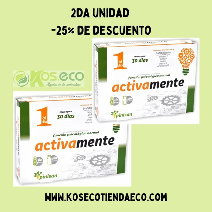 ActivaMente 30 cápsulas, Pinisan