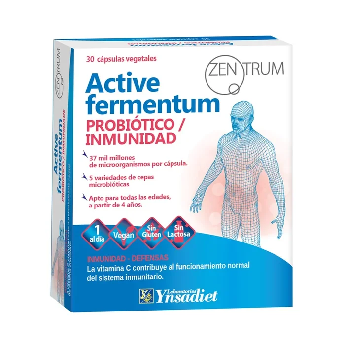 ACTIVE FERMENTUMINMUNIDAD 30 CAPS. 30 Cápsulas vegetales – Ynsadiet