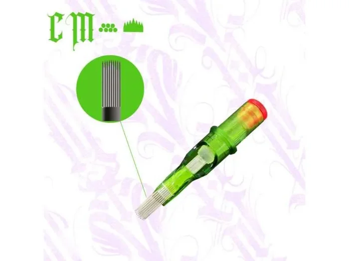 Aguja para tatuar 13CM TSUNAMI NEEDLES CURVED MAGNUM20 UNID