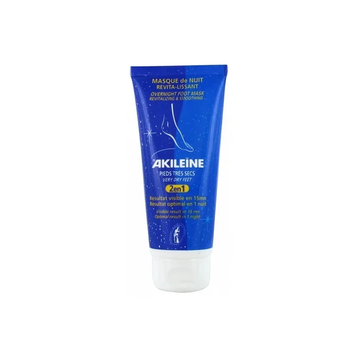 AKILEINE – MÁSCARA DE NOCHE REVITALIZANTE PARA PIES MUY SECOS (100 ML)