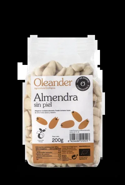 Almendra sin piel 200g