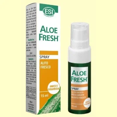 Aloe Fresh Aliento Regaliz Spray 15ml, ESI