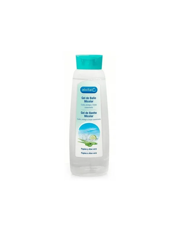 ALVITA GEL DE BAÑO MICELAR PEPINO Y ALOE VERA 750ML