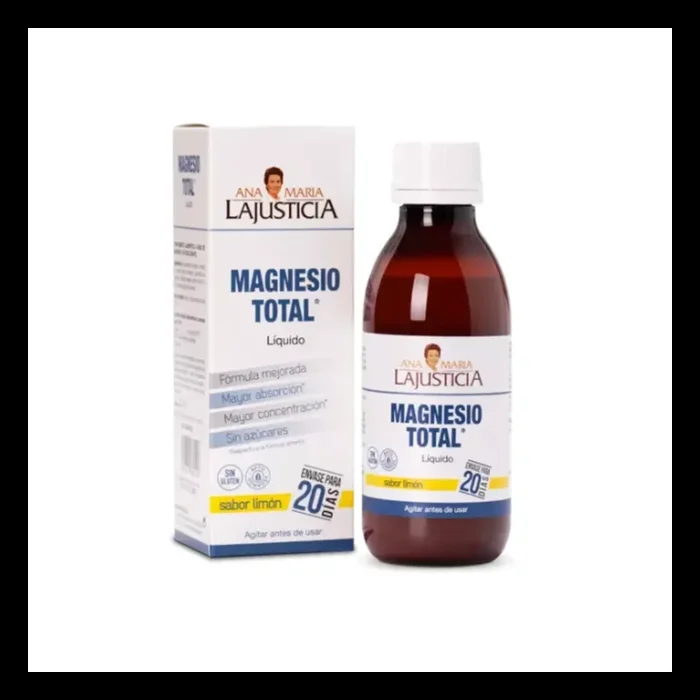 ANA MARIA LA JUSTICIA – MAGNESIO TOTAL LIQUIDO SABOR LIMON (200 ML)