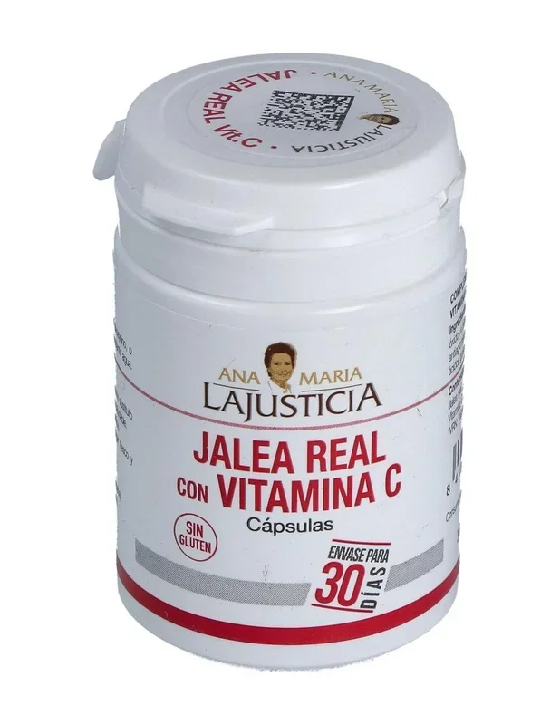 Ana María Lajusticia Jalea Real Con Vitamina C, 60 Cápsulas