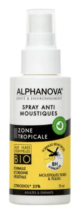 Antimosquitos Zona Tropical – 8H Eficacia · Alphanova · 75 ml