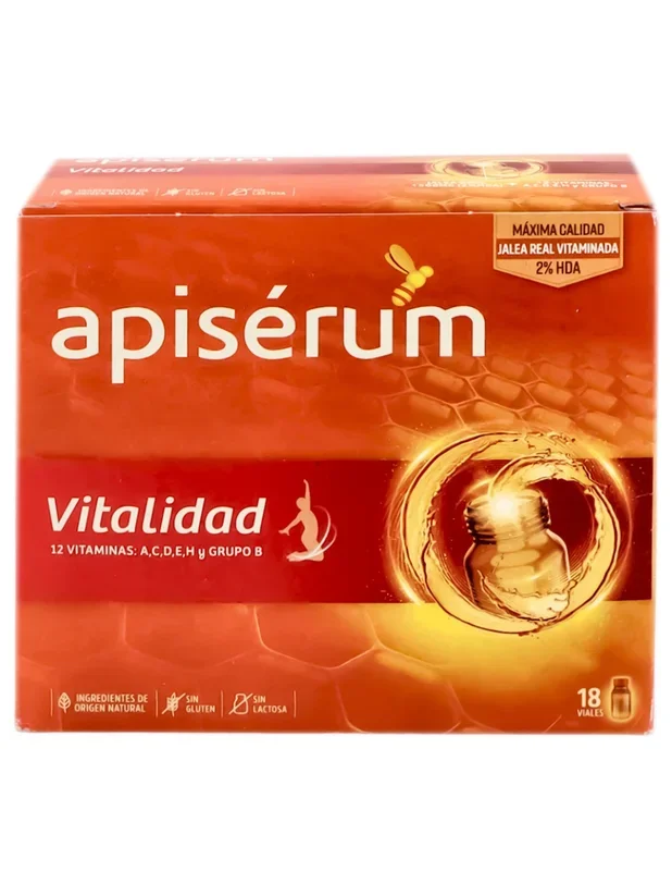 Apisérum Jalea Real + 12 Vitaminas 18 Viales