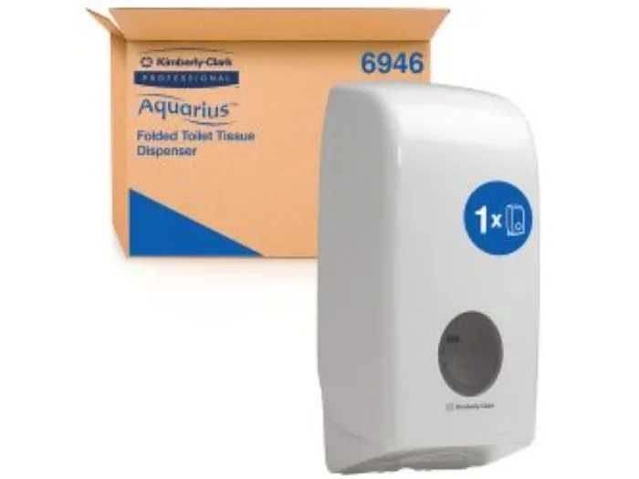 AQUARIUS™ Dispensador blanco de papel higiénico – Ref. 6946