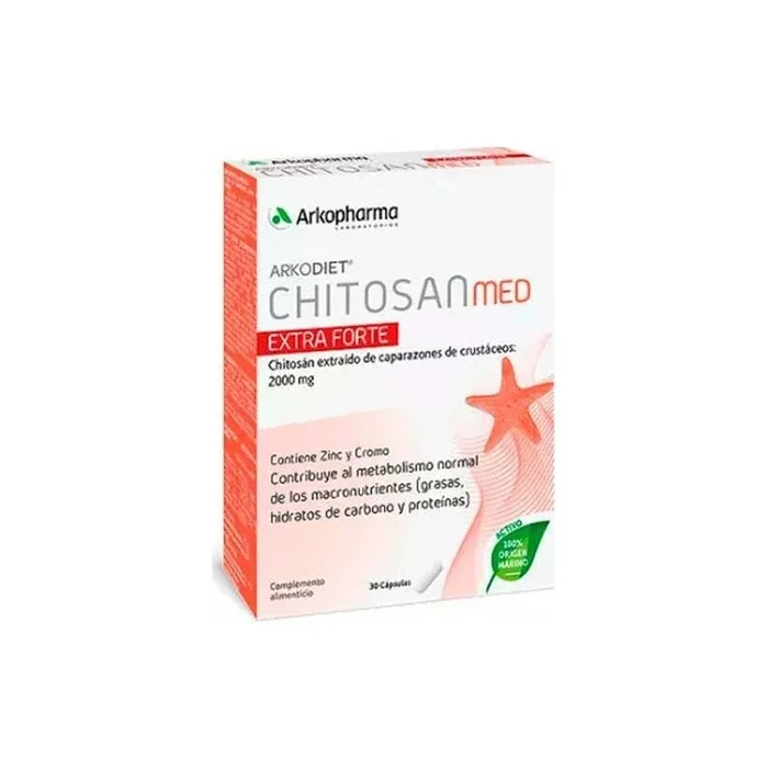 Arkopharma Arkodiet Chitosan Extra Forte + Cromo, 30 Cápsulas