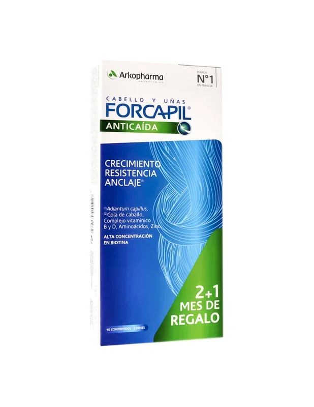 Arkopharma Forcapil Anticaída Tratamiento 3 meses 3×30 Comp