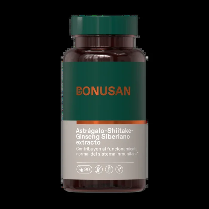 Astragalo-Shiitake-Ginseng · Bonusan · 90 cápsulas
