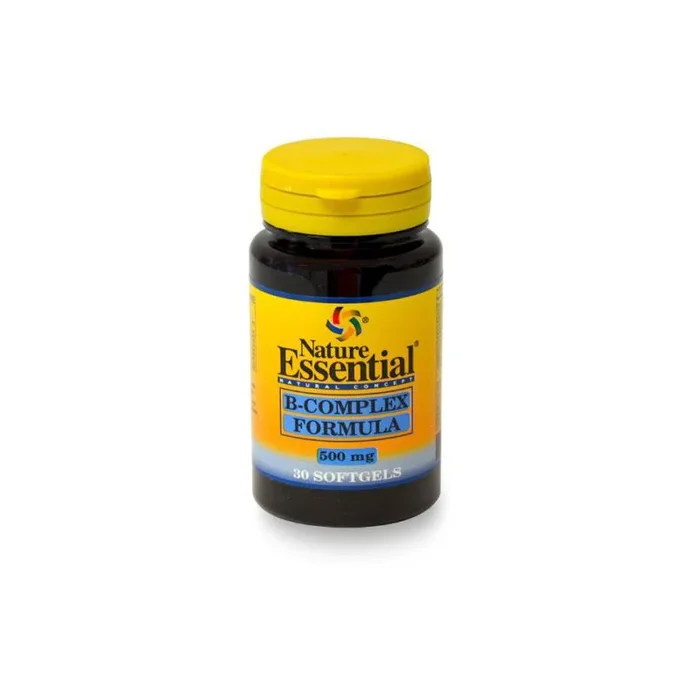 B Complex Fórmula 500 mg. Nature Essential, 30 perlas
