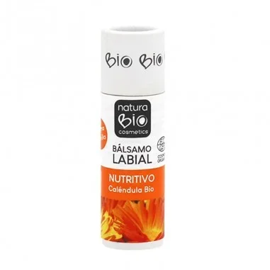 Bálsamo labial nutritivo vainilla caléndula, NaturaBIO Cosmetics