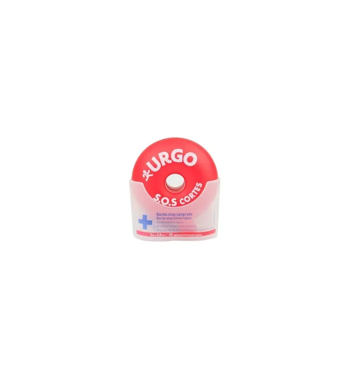 BANDA AUTOADHESIVA URGO SOS CORTES 3×2.5cm