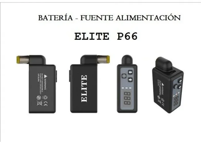 BATERIA Elite P66 *DC conexión* Fuente Alimentación