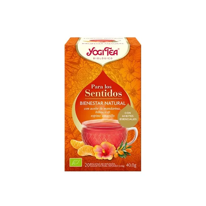 Bienestar Natural para los sentidos Yogi Tea, 17 bolsitas