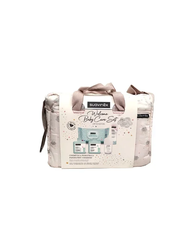 Bolso welcome baby care set dreams rosa Suavinex.