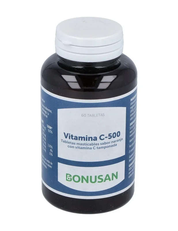 Bonusan Vitamina C 500 Naranja 60 Tabletas Masticables