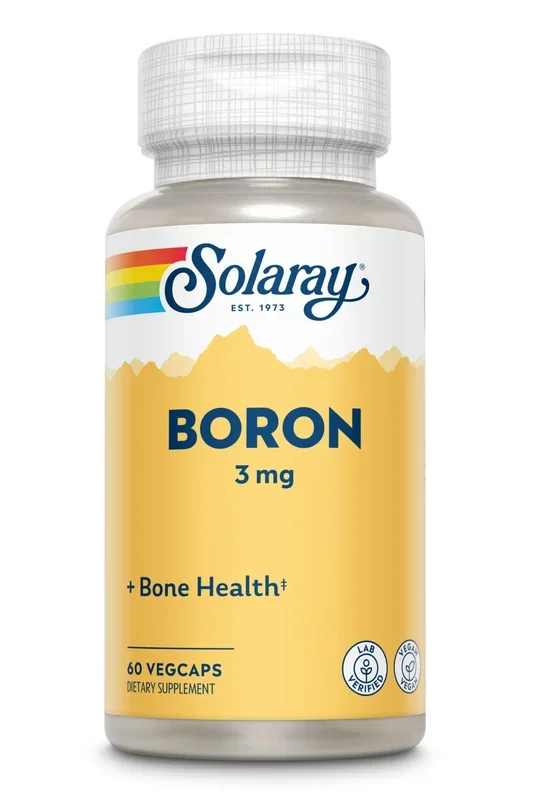 Boro Citrato – Solaray – 60 cápsulas