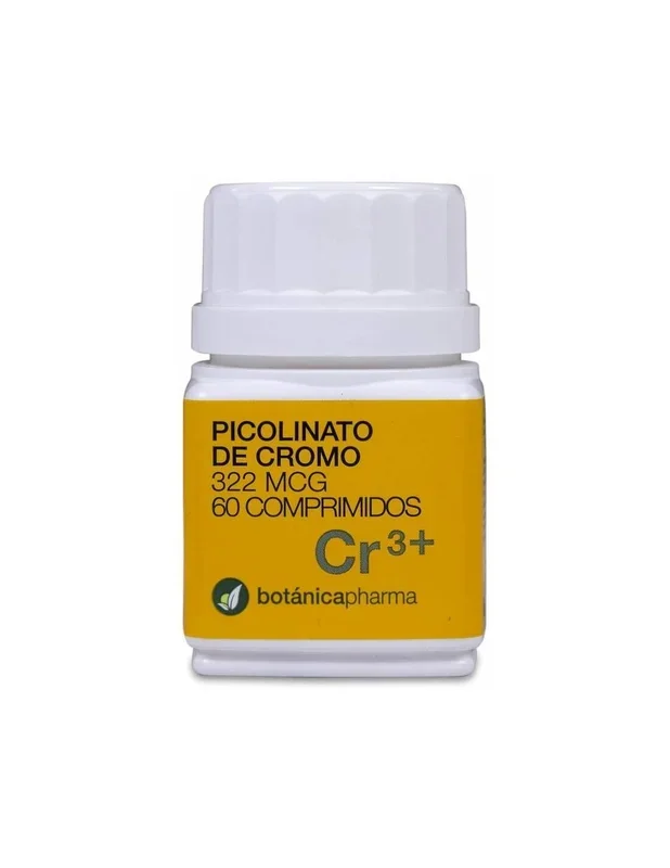 Botánicapharma Picolinato De Cromo 322 Mcg, 60 Comprimidos