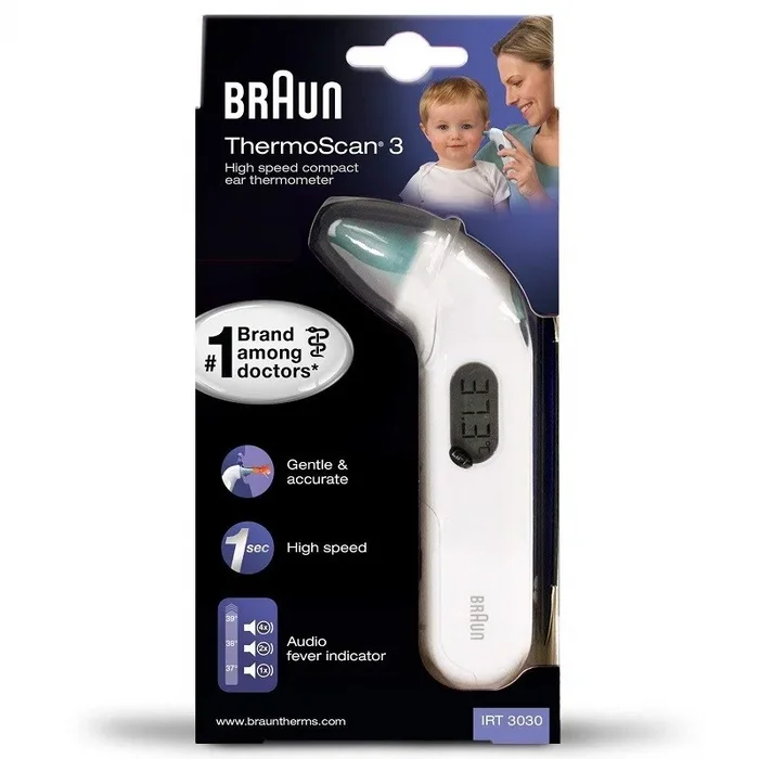 Braun termometro thermoscan 3