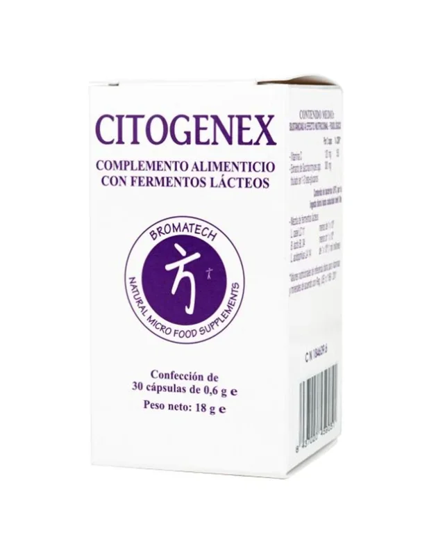 Bromatech Citogenex 30 Cápsulas