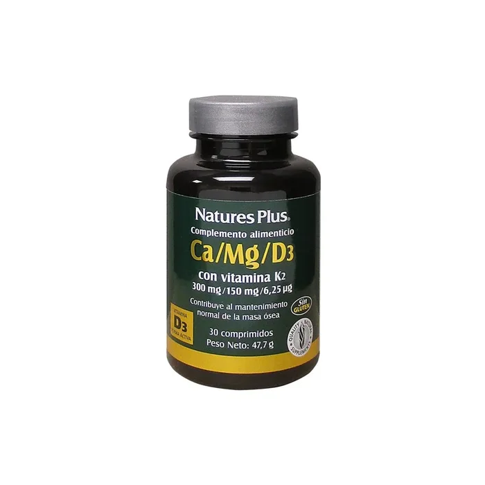 CA MG D3 K2 Natures Plus, 30 comp.