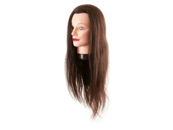 CABEZA MANIQUI PELO NATURAL S.LARGO 55-60 CM
