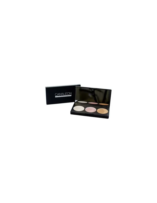 Camaleon Iluminador 100% Natural Crema Paleta 3 Colores