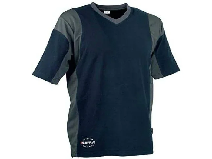 Camiseta Java Azul Marino/Gris Oscuro – Cofra