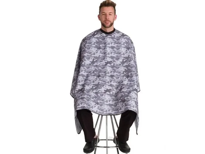 Capa de Camuflaje Gris en Poliéster Fino Talla Única