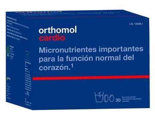 Cardio · Orthomol · 30 raciones (sobres + comprimidos + cápsulas)
