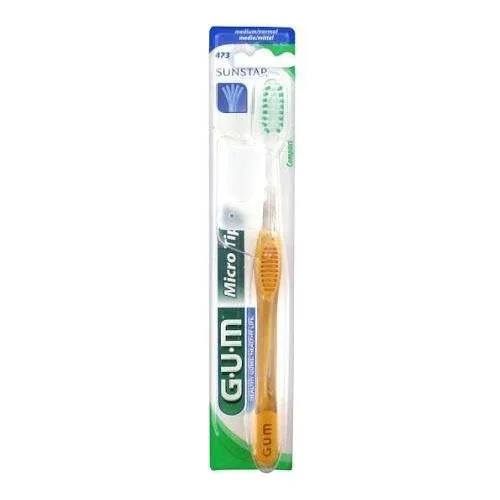 CEPILLO DENTAL ADULTO GUM 473 MICROTIP COMPACTO