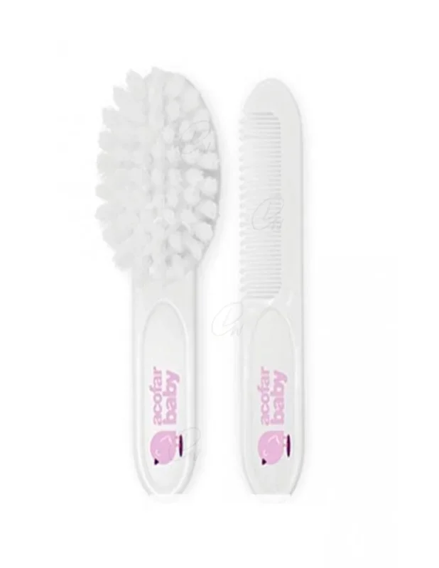 CEPILLO Y PEINE INFANTIL ACOFARBABY BLANCO
