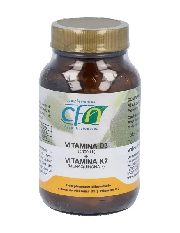 Cfn Vitamina D3+K2 60Caps