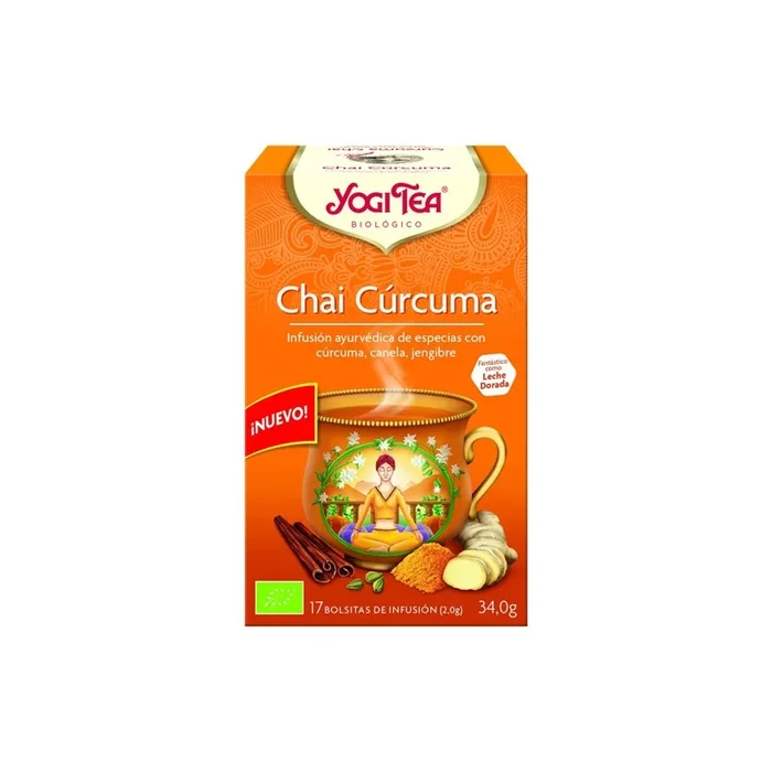 Chai Cúrcuma Yogi Tea, 17 bolsitas