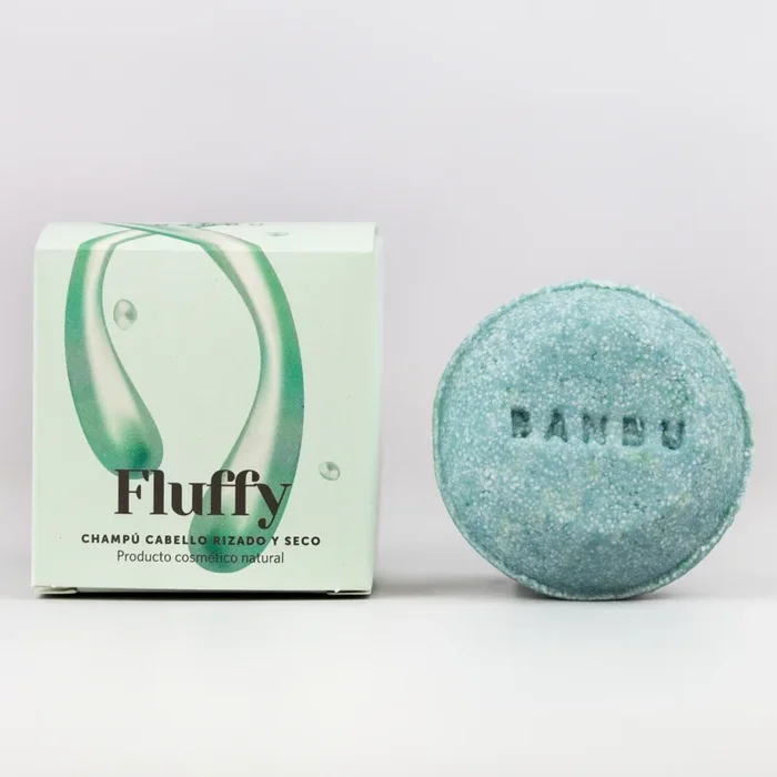 Champú sólido cabello rizado y seco Fluffy (Método Curly), Banbu