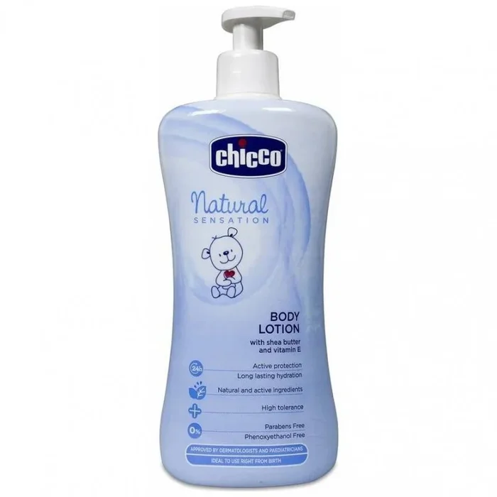 Chicco Natural Sensation Crema Corporal, 500 Ml