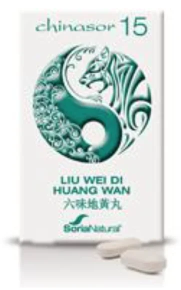 Chinasor 15 LIU WEI DI HUANG WAN · Soria Natural · 30 comprimidos
