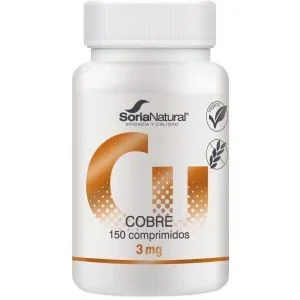 Cobre – Liberación Sostenida – Soria Natural – 150 comprimidos