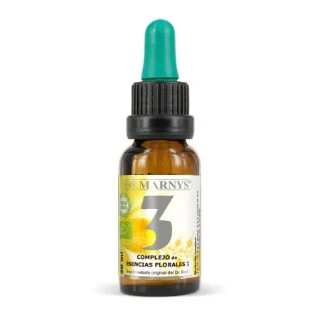 Complejo de Esencias Florales nº3 – Intensidad – Marnys – 20 ml