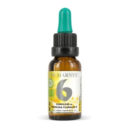 Complejo de Esencias Florales nº6 – Voluntad-Decisión – Marnys – 20 ml