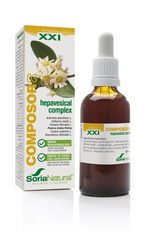 Composor 03 – Hepavesical Complex XXI – Soria Natural – 50 ml